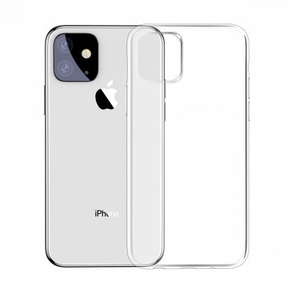 Baseus Simple Case - силиконов (TPU) калъф за iPhone 11 (прозрачен)