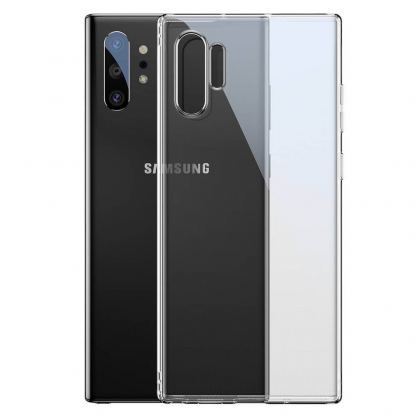Baseus Simple Case - силиконов (TPU) калъф за Samsung Galaxy Note 10 Plus (прозрачен)