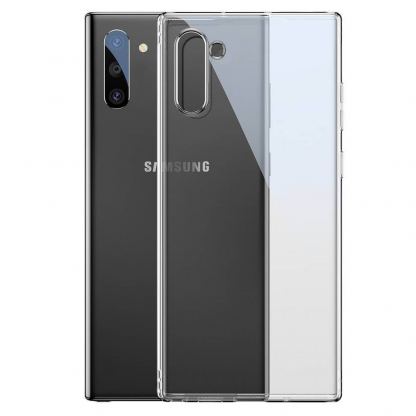 Baseus Simple Case - силиконов (TPU) калъф за Samsung Galaxy Note 10 (прозрачен)