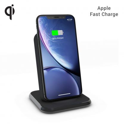 Zens Aluminium Stand 10W Qi ZESC13B00 - станция за безжично зареждане на Qi съвместими устройства (черен)