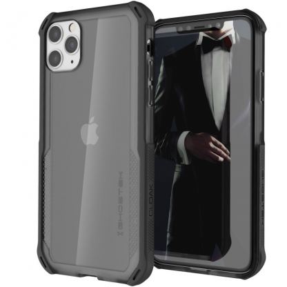Ghostek Cloak 4 Case  - хибриден удароустойчив кейс за iPhone 11 Pro Max (прозрачен-черен)