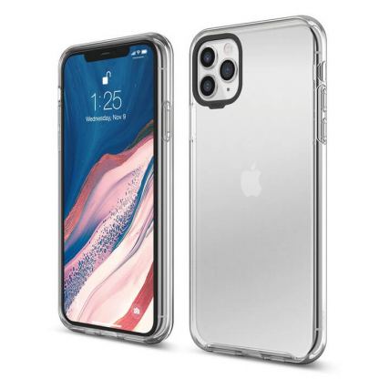 Elago Hybrid Case - хибриден удароустойчив кейс за iPhone 11 Pro Max (прозрачен)