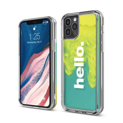 Elago Sand Case Hello - дизайнерски кейс с висока защита за iPhone 11 Pro Max (зелен)