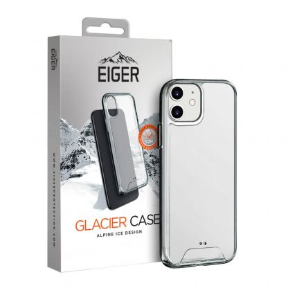 Eiger Glacier Case - удароустойчив хибриден кейс за iPhone 11 (прозрачен)