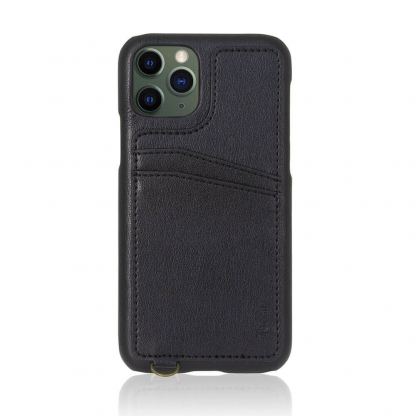 Torrii Koala Case - кожен кейс с джоб за карти за iPhone 11 Pro Max (черен)
