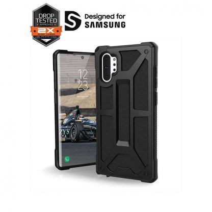 Urban Armor Gear Monarch - удароустойчив хибриден кейс за Samsung Galaxy Note 10 Plus (черен)