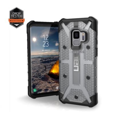 Urban Armor Gear Plasma - удароустойчив хибриден кейс за Samsung Galaxy S9 (прозрачен) (bulk)
