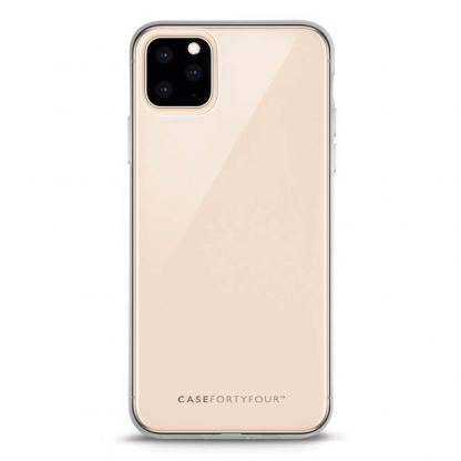 Case FortyFour No.1 Case - силиконов TPU калъф за iPhone 11 Pro Max (прозрачен)