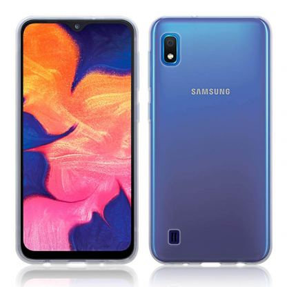 Case FortyFour No.1 Case - силиконов TPU калъф за Samsung Galaxy A10 (прозрачен)
