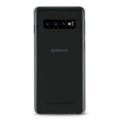 Case FortyFour No.1 Case - силиконов TPU калъф за Samsung Galaxy S10 (прозрачен)