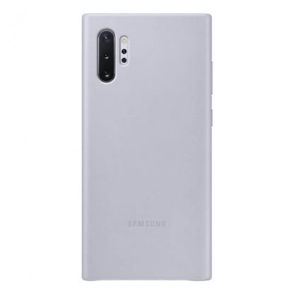 Samsung Leather Cover EF-VN975LJEGWW - оригинален кожен калъф (естествена кожа) за Samsung Note 10 Plus (сив)