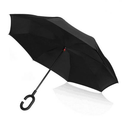 Platinet Handsfree Umbrella - чадър с удобна дръжка (черен)