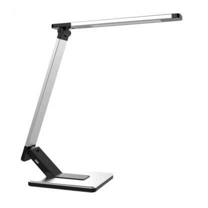 Platinet Desk Lamp 7W PDLKS091S - настолна LED лампа с USB изход за зареждане на мобилни устройства (сребриста)