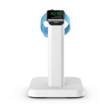 Griffin WatchStand Charging Dock - поставка за Apple Watch и iPhone (сребрист)