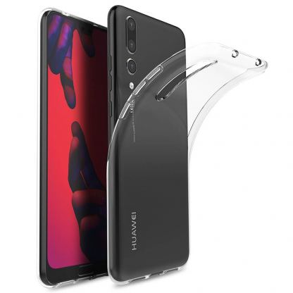 Huawei TPU Case - оригинален термополиуретанов кейс за Huawei P20 Pro (прозрачен) (bulk)
