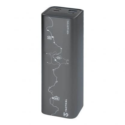 Външна батерия с 2хUSB-C и 1xUSB-А портове с технология за бързо зареждане - Tactical Squad Battalion Power Bank 65W 27 000mAh (сив)