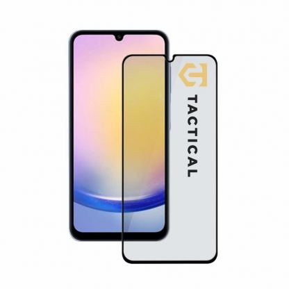 Стъклено защитно покритие за целия дисплей на на Samsung Galaxy A25 5G - Tactical Glass Shield 5D (прозрачен-черен)