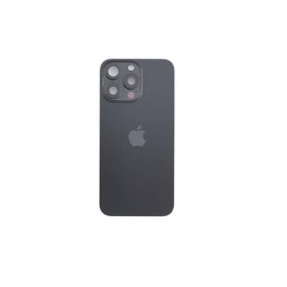 Оригинален резервен заден капак (черен) - Apple iPhone 15 Pro Backcover Full Assembly 
