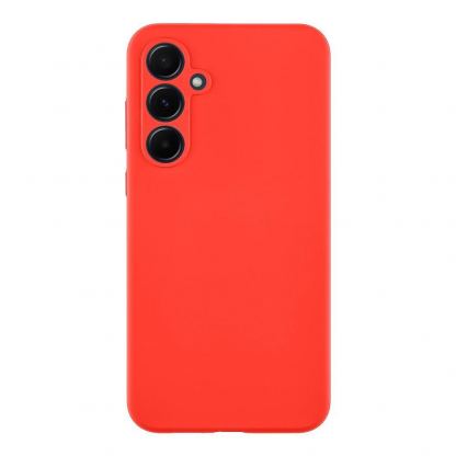 Силиконов калъф за Samsung Galaxy A55 5G - Tactical Velvet Smoothie Cover (червен)