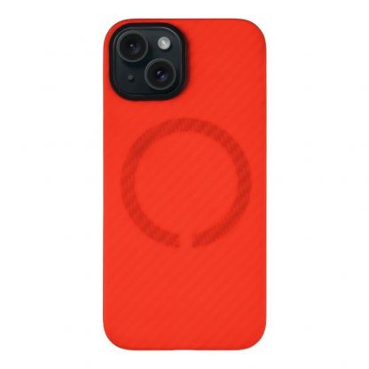 Кевларен кейс с MagSafe за iPhone 15 - Tactical MagForce Aramid Bloody Mary Limited Edition Case (червен)