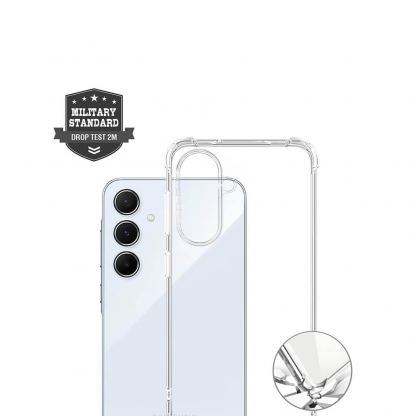 Хибриден удароустойчив кейс за Samsung Galaxy A57 5G - 4smarts Hybrid Ibiza Case (прозрачен)