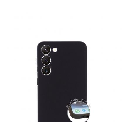 Тънък силиконов (TPU) калъф за Samsung Galaxy A37 5G - 4smarts Cupertino Silicone Case (черен)