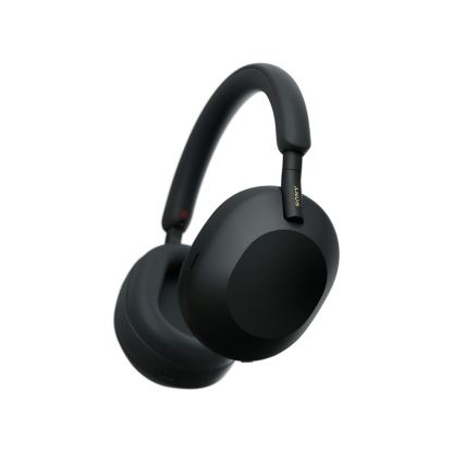Безжични слушалки с активна изолация на околния шум - Sony WH-1000XM5 Bluetooth Wireless Over-Ear Adaptive Active Noise Cancelling Headphones (черен)