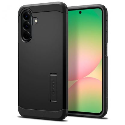 Хибриден кейс с най-висока степен на защита за Samsung Galaxy A56 5G - Spigen Tough Armor Case (черен)