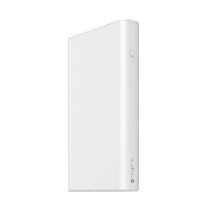 Mophie Power Boost XXL Power Bank - външна батерия 20800 mAh с 2 USB изхода за зареждане на смартфони и таблети (бял)