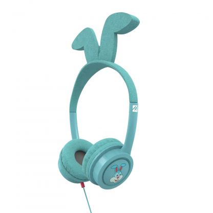 iFrogz Little Rockers Costume Kids Bunny On-Ear Headphones - слушалки подходящи за деца за мобилни устройства (син)