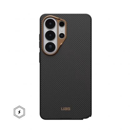 Удароустойчив хибриден кейс с MagSafe за Samsung Galaxy S26 Ultra - UAG Fibr Armr Kevlar Case Limited Edition (тъмносив)