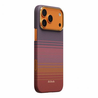 Кевларен кейс с MagSafe за iPhone 17 Pro - Pitaka Sunset 2.0 California Dream 02 Edge Ultra Slim Aramid Fiber Case Limited Edition